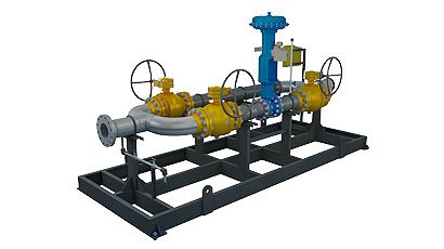 Estação de medição fiscal para gases